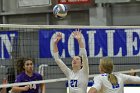 Volleyball vs Emerson  Wheaton College Women's Volleyball vs Emerson College. - Photo by Keith Nordstrom : Wheaton, Volleyball, VB2019